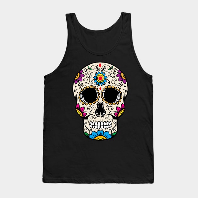 Calavera - Dia de los Muertos Tank Top by Hispaniola-Fineart